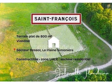 terrain constructible à vendre