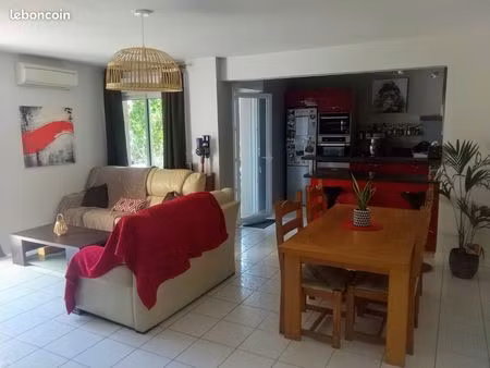olemps - apt t3 73m² avec jardin  garage + parking