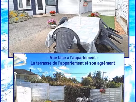 appartement/maisonnette 32m2  terrasse  parking  calme à 5mns de vannes
