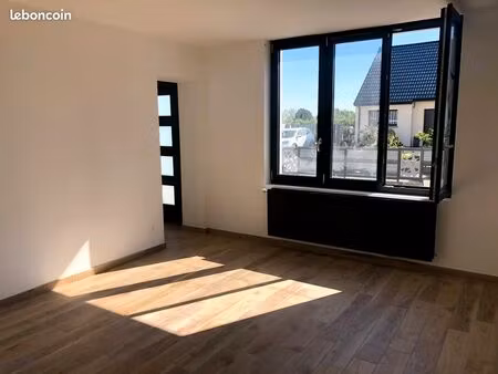 appartement très lumineux  100m2 - 2 chambres à ferques (elinghen) proximité marquise
