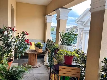 appartement 2 pieces 50m2 + loggia en centre ville