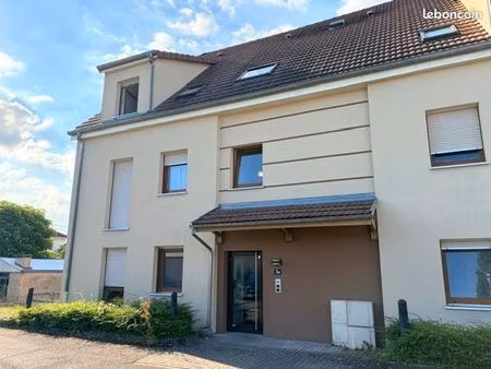 appartement récent 3p 69m2 rdc - balcon - garage - cave - pk