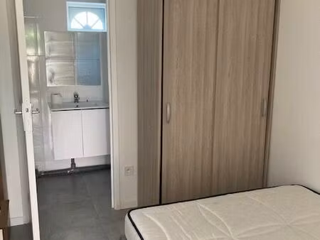 un petit t1 avec un joli jardin
