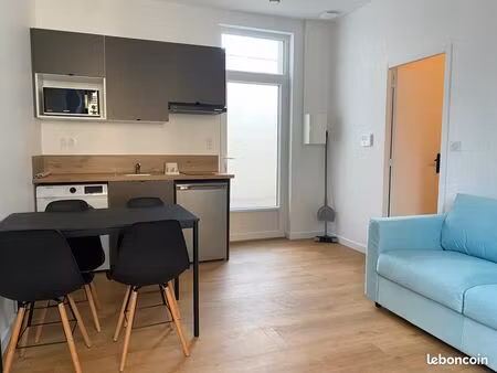 appartement - 2 pièces meublé – 26 m² avec terrasse de 20m2