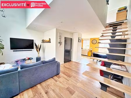 maison de ville carbon blanc 3 pièce(s) 63 m2 avec jardin et cave