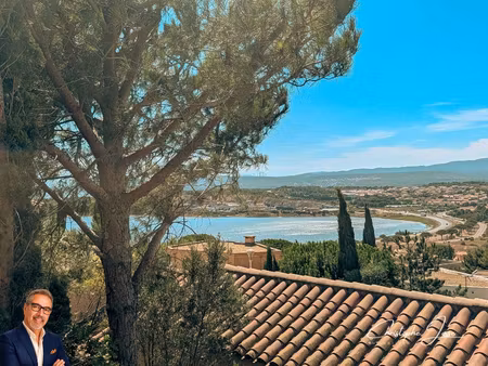 maison avec vue exceptionnelle sur l'étang de leucate  le canigou