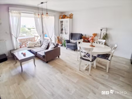charmant t3 de 60m² avec terrasse et 2 places parking s/sol