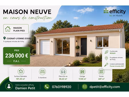maison 4 pièces - 101 m²