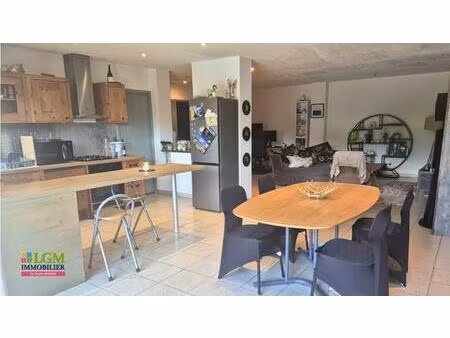 valserhône (quartier vanchy) : appartement de 84 m² avec terrasse de 35 m² et un énorme po