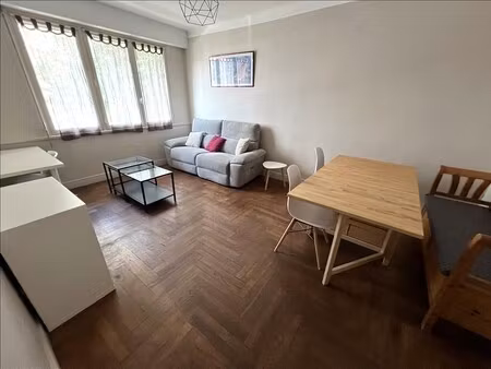 appartement - rdc - 42 57 m2 - 2 pièces - meublé