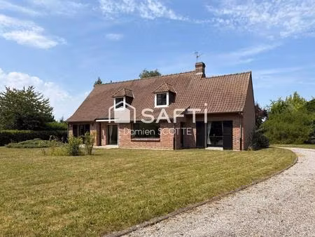 maison individuelle de 205 m²  double garage  4 chambres