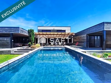 lherm - maison t7 de 280 m² - piscine - 5 chambres.