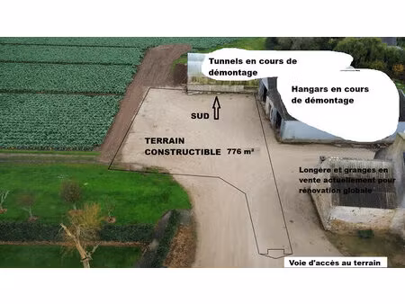 terrain 0 pièces 776 m² à vendre / acheter cléder 29233 ? | era immobilier