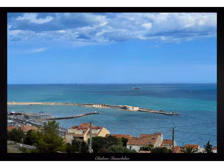 dept 34 - sete  vue mer  terrasse & piscine. t3 cabine au calme  entre ville  mer et étang