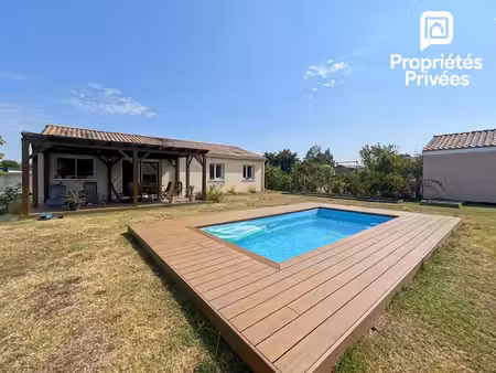 maison récente de plain-pied avec piscine et garage à val de virvée - 299 000