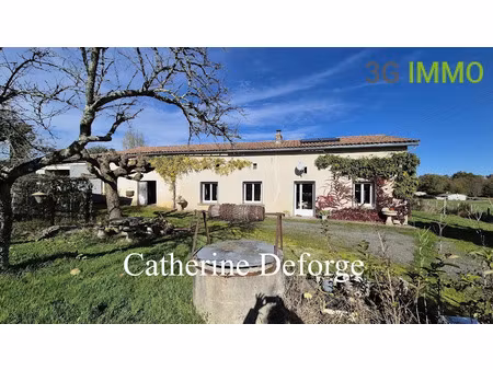 vente maison 4 pièces 80 m² à montlieu-la-garde (17210)  185 000 €