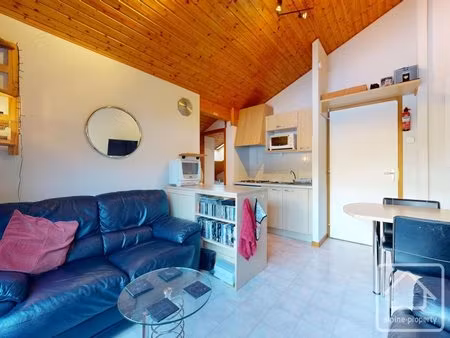 appartement au pied des pistes d’une station familiale  avec parking couvert
