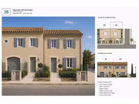 vente maison neuve 3 pièces 70 m² à montpezat (30730)  232 800 €