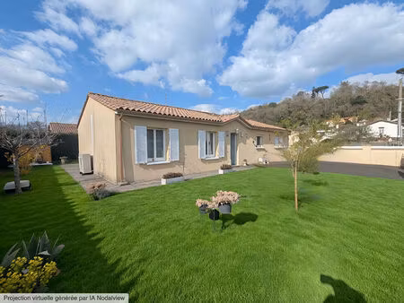 maison récente plain pied de 92m2 avec garage sur terrain de 568m2