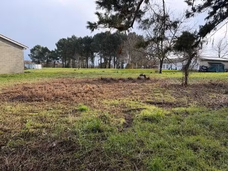 vente terrain 900 m² bazas (33430)