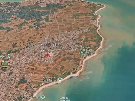 rare ! beau terrain en zone blanche 1293 m2