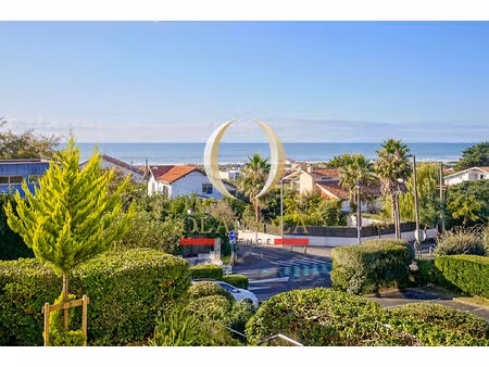 anglet - appartement t3 meuble vue mer dans résidence calme