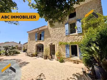 mas de caractère rénove avec studio indépendant  piscine et jardin - camaret sur aigues
