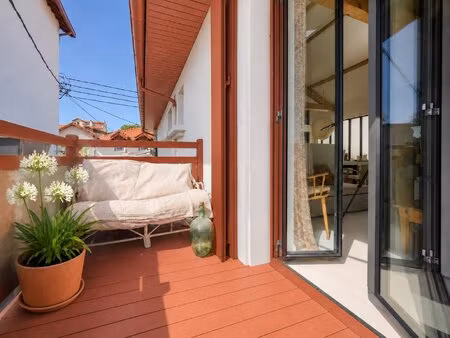 biarritz - quartier beaurivage - plage et commerces à pied pour ce sublime loft!