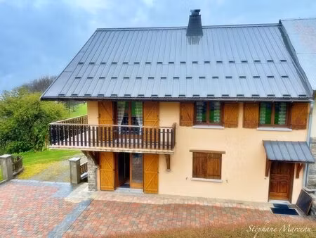 dpt savoie (73)  à vendre albiez  maison p5  terrain  vue dégagée