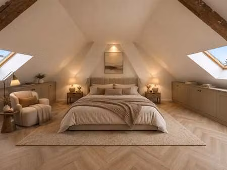 ruim en volledig gerenoveerd duplexappartement met een sl...