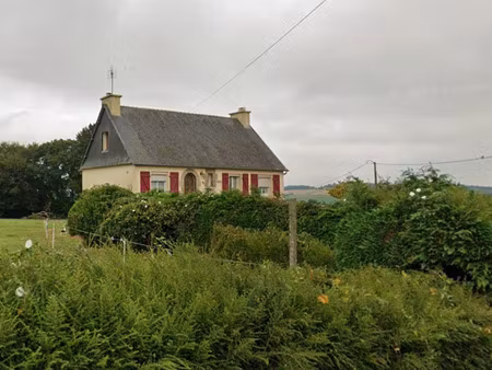 maison néo-bretonne en pierre et ardoise 99 m2 grand ter