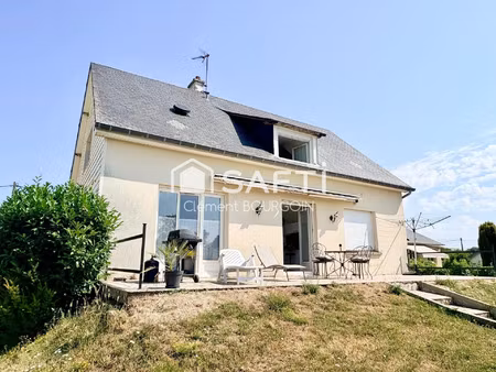 vente maison 7 pièces 128 m² montval-sur-loir (72500)