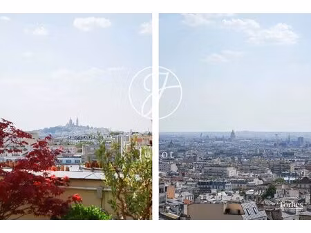 paris 19e – buttes-chaumont / pyrénées – duplex – 128 26m² carrez – 3 chambres – 56 03m² d