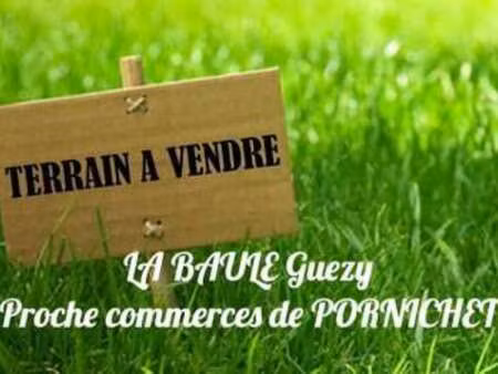 vente terrain à la baule-escoublac (44500) : à vendre / 730m² la baule-escoublac