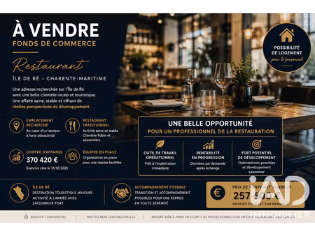 vente locaux professionnels 0 pièces 80 m² à saint-martin-de-ré (17410)  257 600 €