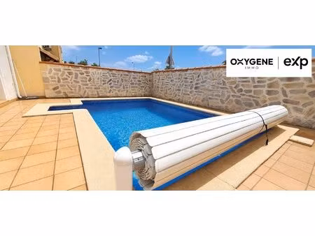 canet en roussillon  a vendre maison t4 avec garage et piscine