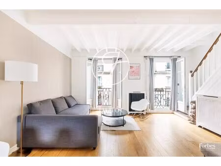paris 15e - suffren – duplex – 3 pièces - 57 96m² carrez - 62 71m² au sol - 2 chambres - b