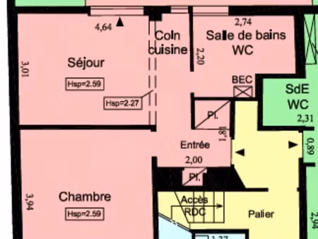 vente appartement 2 pièces