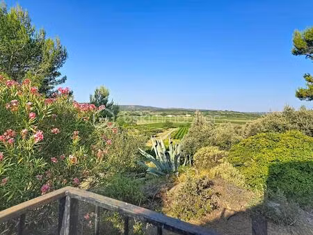 vers-pont-du-gard – maison de plain-pied 4 pièces – 94 m² – vue panoramique exceptionnelle