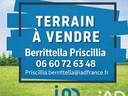 vente terrain 600 m²