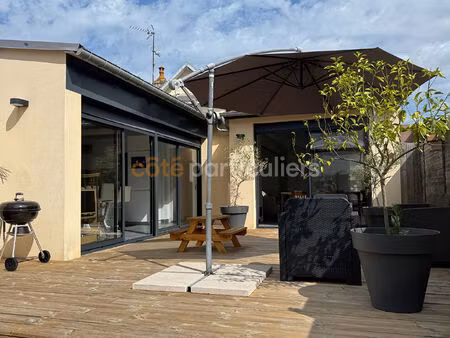 granville 148 m2  vie de plain-pied  4 chambres  terrain 470m2