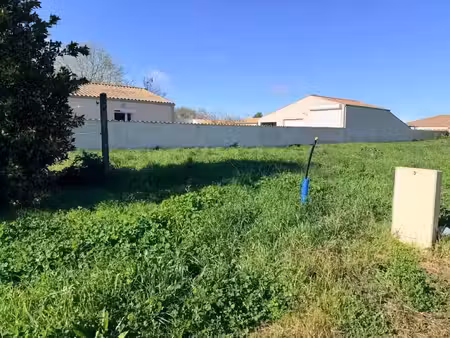 vente terrain 445 m² à saint-laurent-de-la-pree (17450)  128 000 €