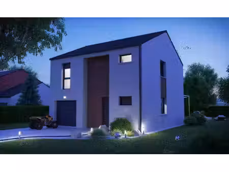 terrain avec maison neuve à vendre