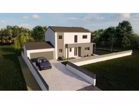 terrain avec maison neuve à vendre