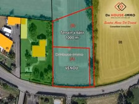 vente terrain à grandparigny (50600) : à vendre / 1000m² grandparigny