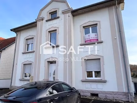 immeuble de rapport : 4 appartements loues idéalement situés a freyming-merlebach