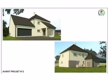 terrain avec maison neuve à vendre