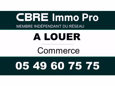 location commerce biard 183 m²