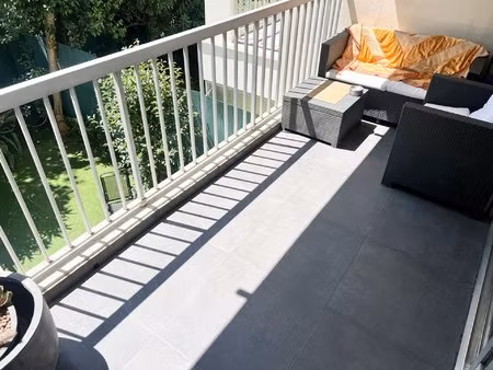 cannes basse californie proche mer commerces t3/t4 de 90m2 terrasse sud garage cave