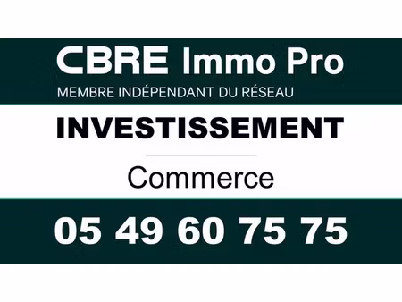 vente commerce niort 138 m²